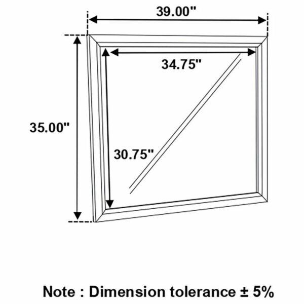 Watson - Dresser Mirror - Gray Oak - Image 4