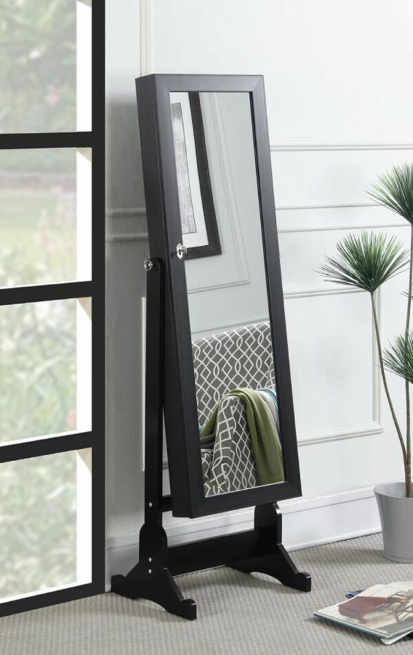 Tutuola - Jewelry Cheval Mirror - Black - Image 2