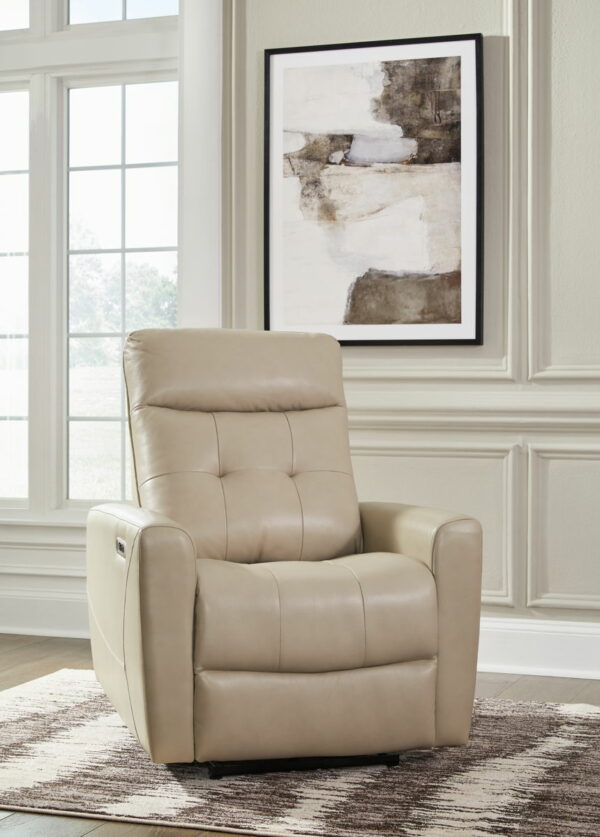 Pisgham - Sand - Power Recliner With Adj Headrest - Image 9