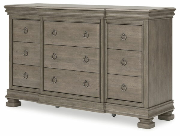 Lexorne - Gray - Dresser - Image 10