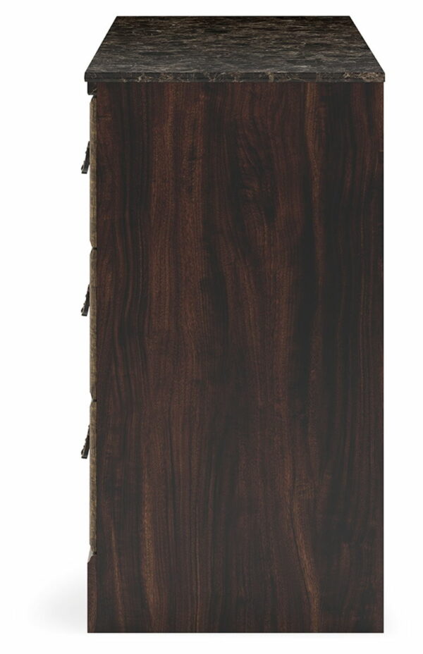 Glosmount - Two-tone - Six Drawer Dresser - Image 5