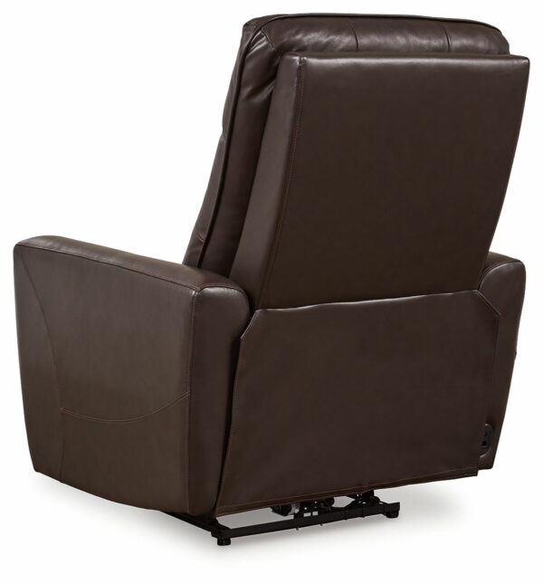 Pisgham - Chocolate - Power Recliner With Adj Headrest - Image 9