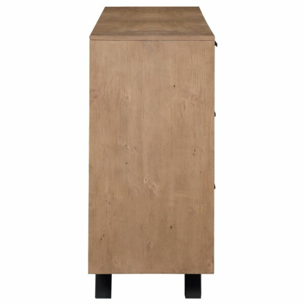 Taylor - 7-Drawer Rectangular Dresser - Light Honey Brown - Image 4