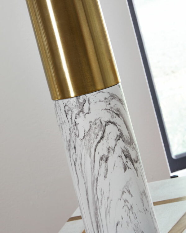Samney - Gold Finish / White - Metal Table Lamp (Set of 2) - Image 3