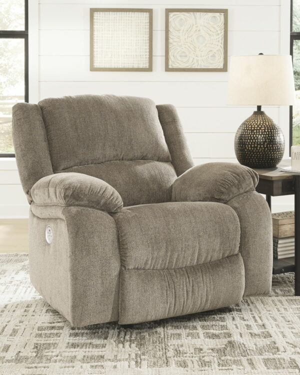 Draycoll - Pewter - Power Rocker Recliner - Image 5
