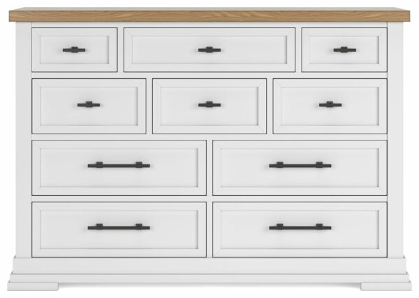 Ashbryn - White / Natural - Dresser - Image 8