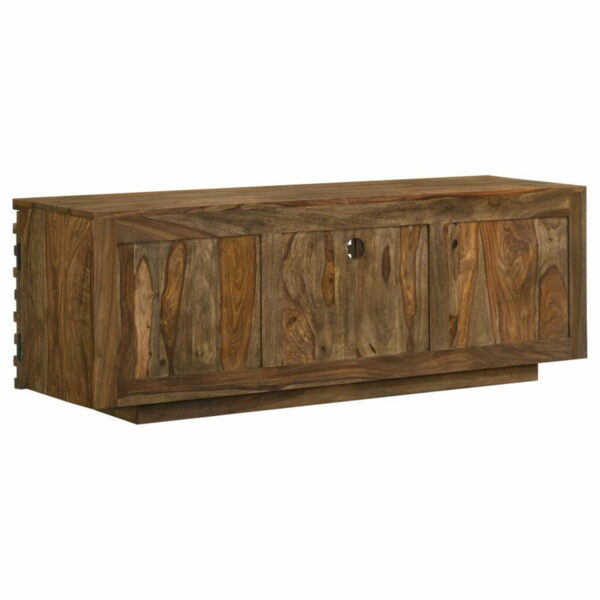 Julia - 2-Door TV Console With Adjustable Shelf - Natural - Image 2