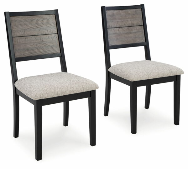 Corloda - Black / Gray - Round Drm Table Set (Set of 5) - Image 5