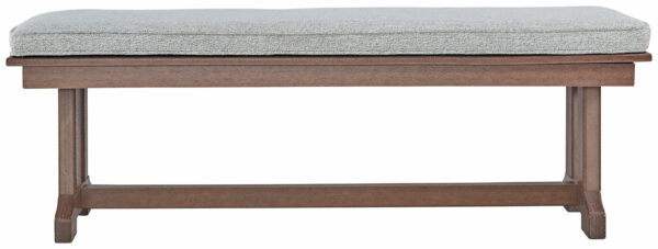 Emmeline - Brown - Bench With Cushion - Image 4