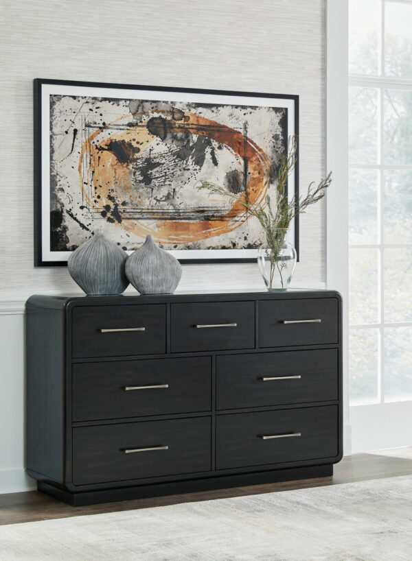 Rowanbeck - Black - Dresser - Image 9