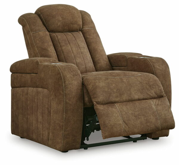 Wolfridge - Brindle - Power Recliner/Adj Headrest - Image 9