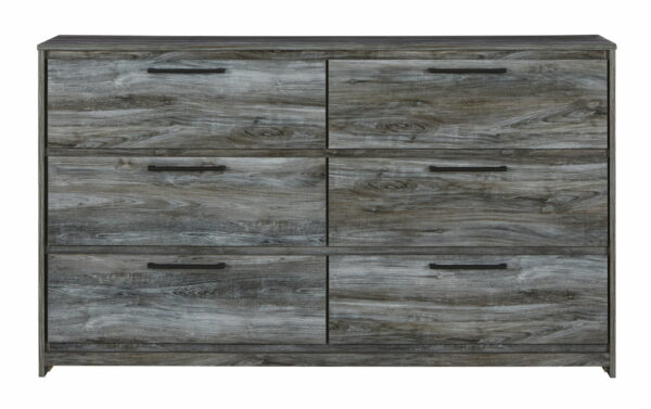 Baystorm - Gray - Six Smooth Drawer Dresser - Image 5