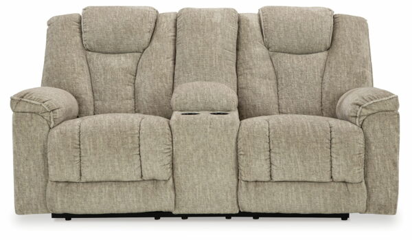 Hindmarsh - Stone - Power Reclining Loveseat With Console/ Adj Hdrst - Image 3