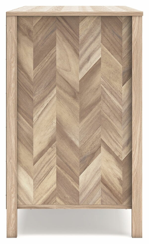Battelle - Tan - Six Drawer Dresser - Image 3