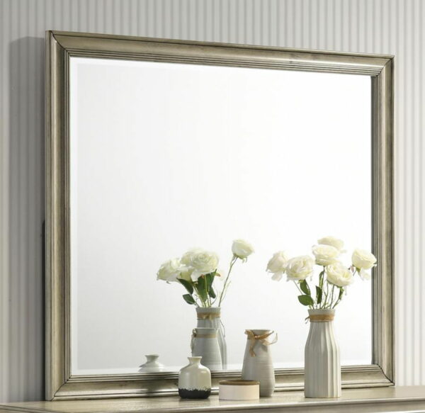 Giselle - Dresser Mirror - Rustic Beige - Image 4