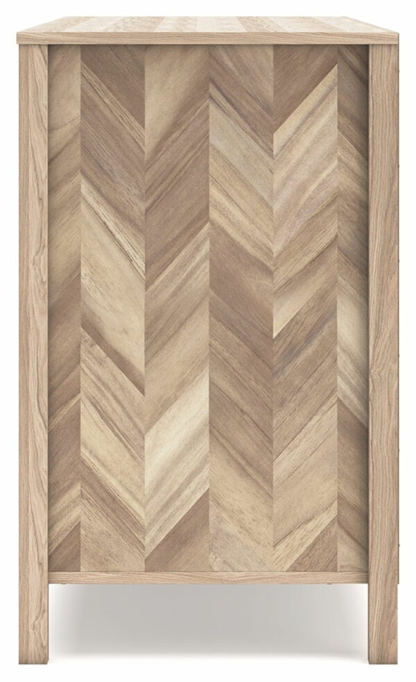 Battelle - Tan - Six Drawer Dresser - Image 6