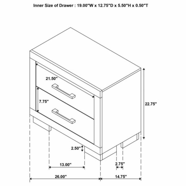 Jessica - Bedroom Set With LED - Image 80
