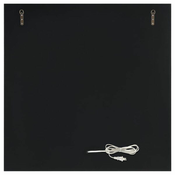 Noelle - Square Wall Mirror With Led Lights - Image 3