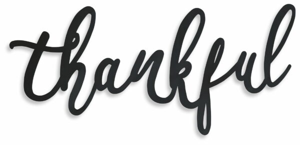 Emalee - Black - Wall Decor - Thankful - Image 5