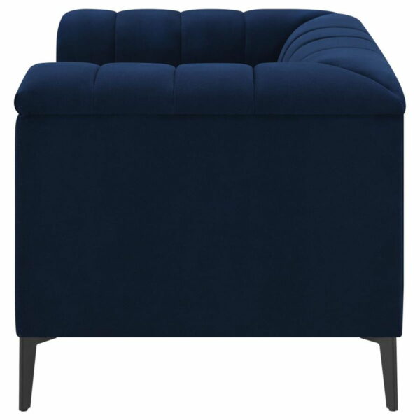 Chalet - Tuxedo Arm Chair - Blue - Image 5