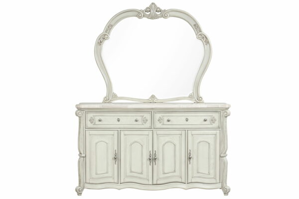 Bianello - Dresser Mirror - Vintage Ivory - Image 9