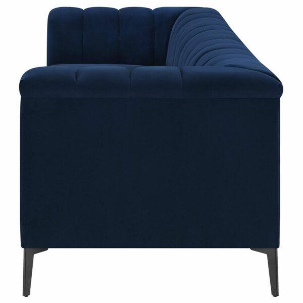 Chalet - Tuxedo Arm Sofa - Blue - Image 5