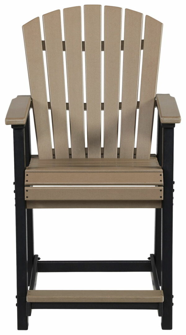 Fairen Trail - Black / Driftwood - Barstool (Set of 2) - Image 3