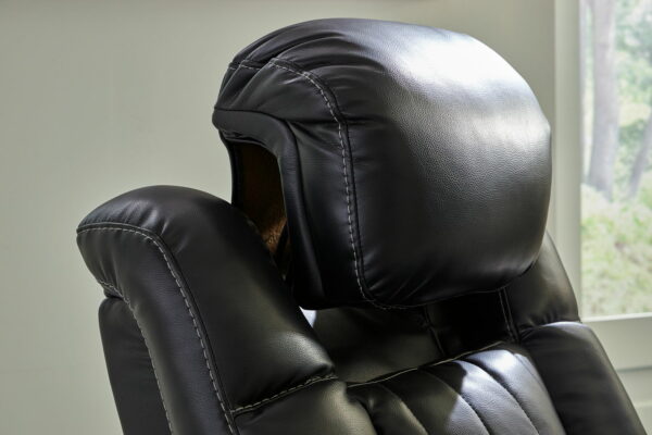 Caveman Den - Midnight - Power Reclining Sofa With Adj Headrest - Image 3