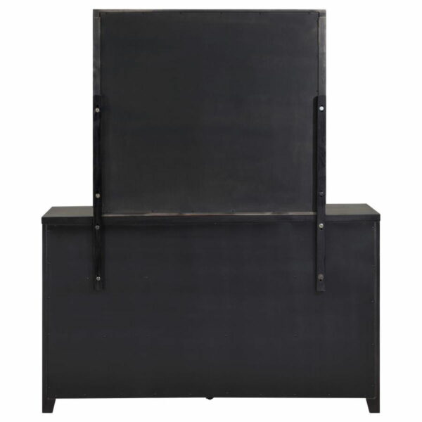 Kieran - 6-Drawer Bedroom Dresser With Mirror - Grey - Image 6