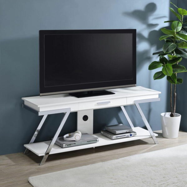 Marcia - 60" TV Stand - White High Gloss - Image 6