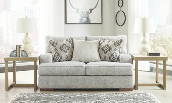 Mercado - Pewter - Loveseat - Image 2