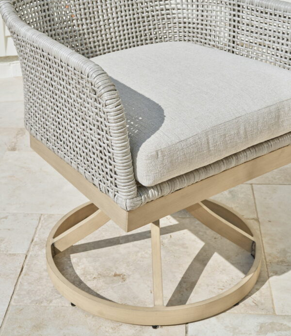 Seton Creek - Gray - Swivel Chair With Cushion (Set of 2) - Image 8