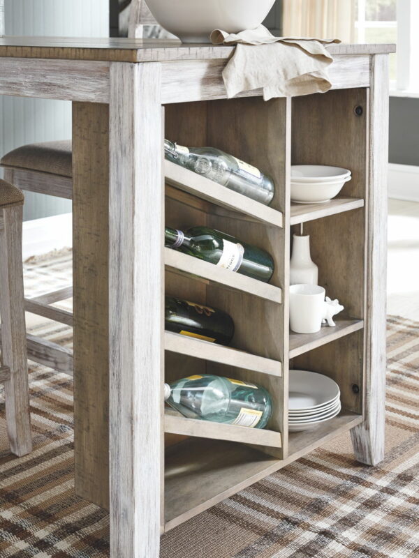 Skempton - Rectangular Counter Table With Storage Set - Image 2