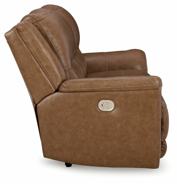 Trasimeno - Caramel - 2 Seat Pwr Rec Sofa Adj Headrest - Image 5