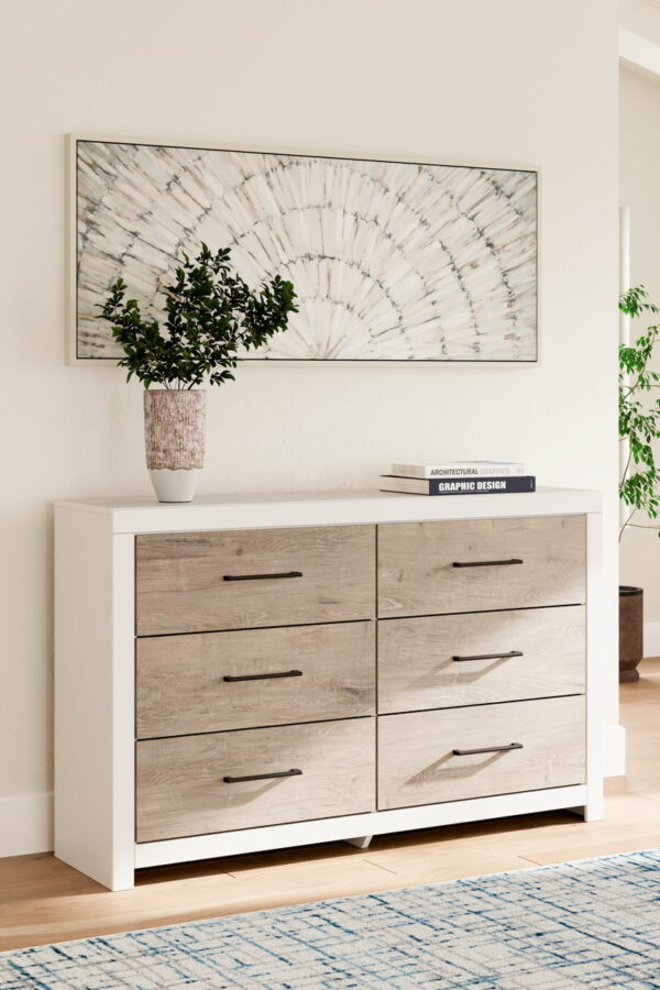 Charbitt - Two-tone - Six Drawer Dresser - Image 5