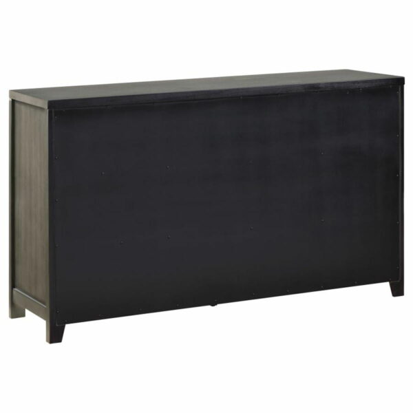 Kieran - 6-Drawer Bedroom Dresser - Gray - Image 2