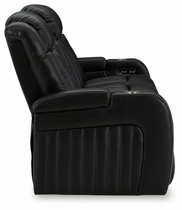 Caveman Den - Midnight - Power Reclining Sofa With Adj Headrest - Image 5