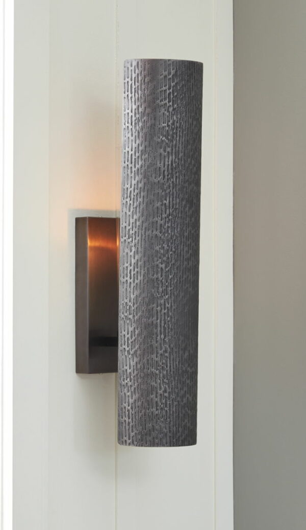Oncher - Antique Pewter - Wall Sconce - Image 5