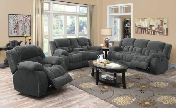 Weissman - Pillow Top Arm Motion Sofa - Charcoal - Image 6