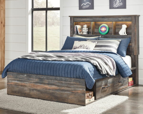 Drystan - Panel Bookcase Bed - Image 10