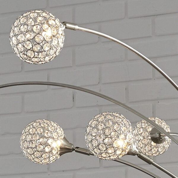 Winter - Silver Finish - Metal Arc Lamp - Image 5