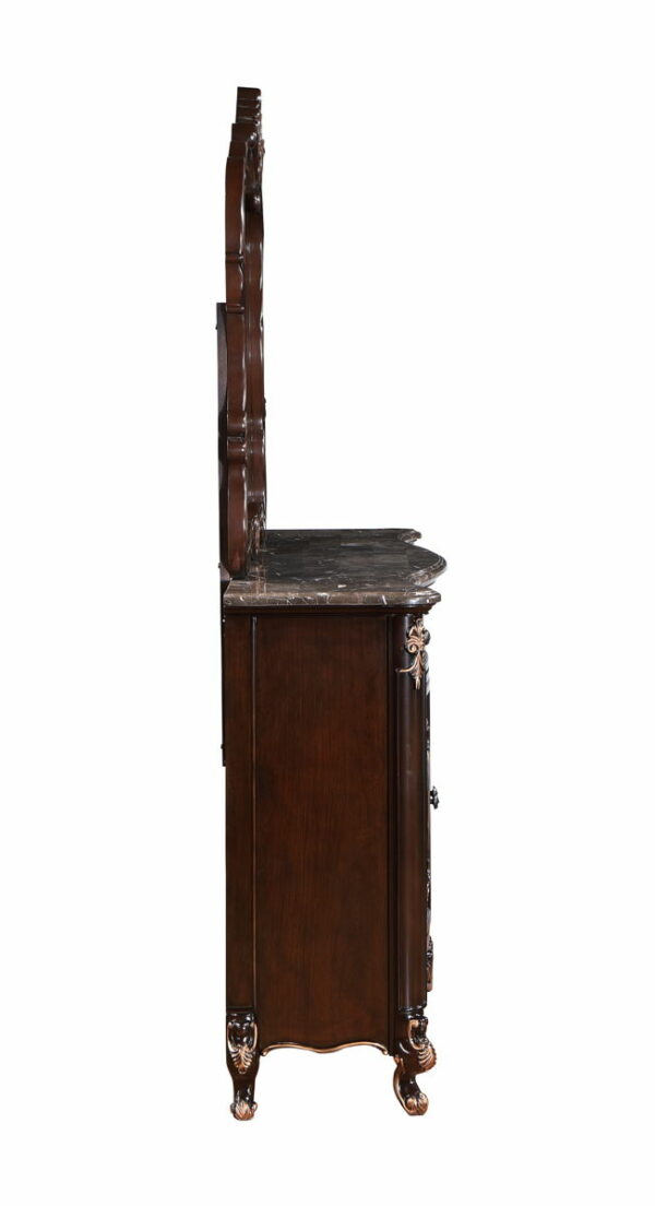 Constantine - Dresser With Marble Top - Cherry - Image 5