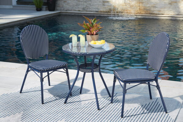 Odyssey Blue - Blue - Chairs W/Table Set (Set of 3) - Image 2