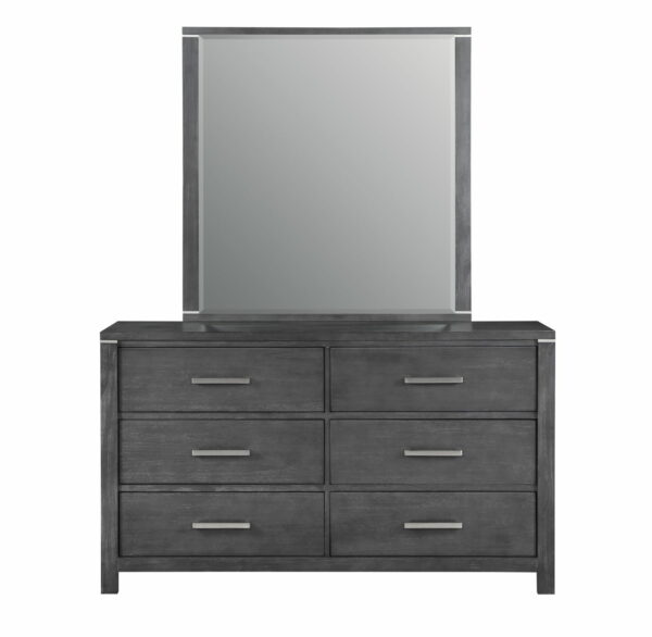 Odessa - Mirror - Charcoal - Image 2