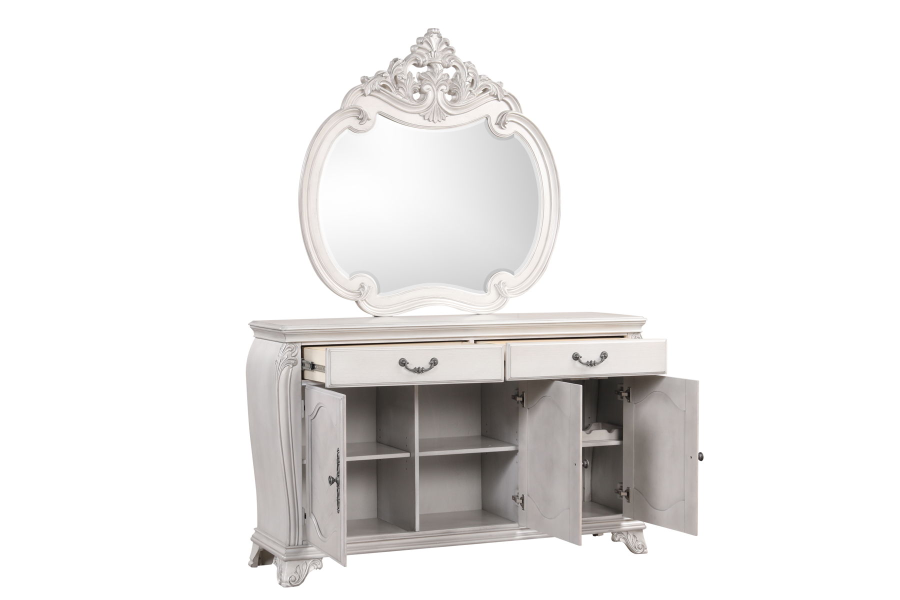 Cambria Hills - Buffet Mirror - Mist Gray - Image 4