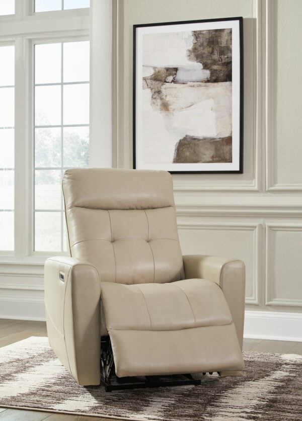 Pisgham - Sand - Power Recliner With Adj Headrest - Image 10