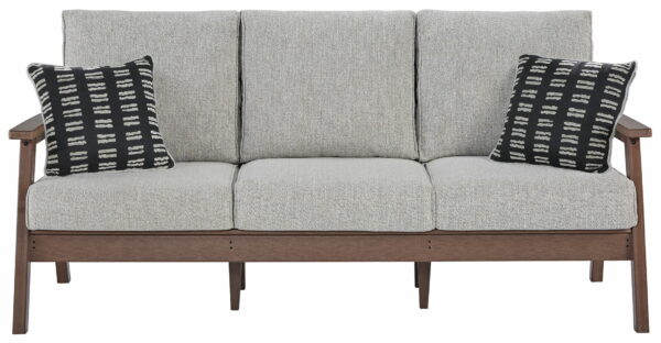 Emmeline - Brown / Beige - Sofa With Cushion - Image 3