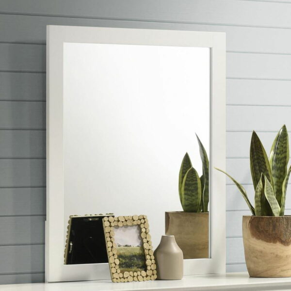Selena - Rectangular Dresser Mirror - Buttermilk - Image 4