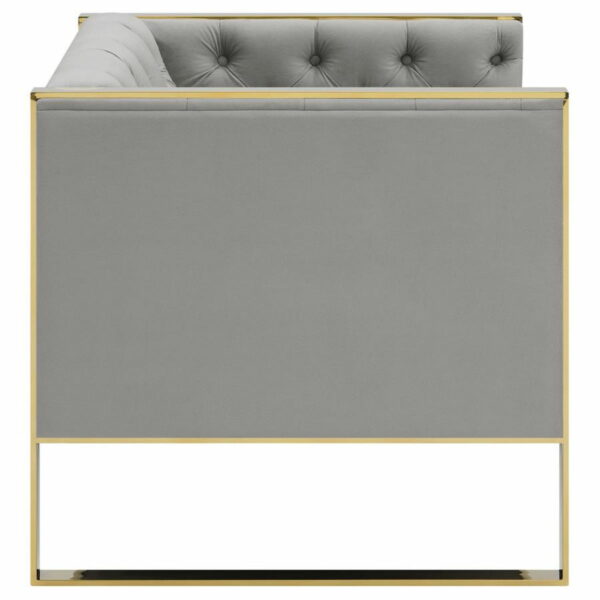 Eastbrook - Tufted Back Chair - Gray - Image 6