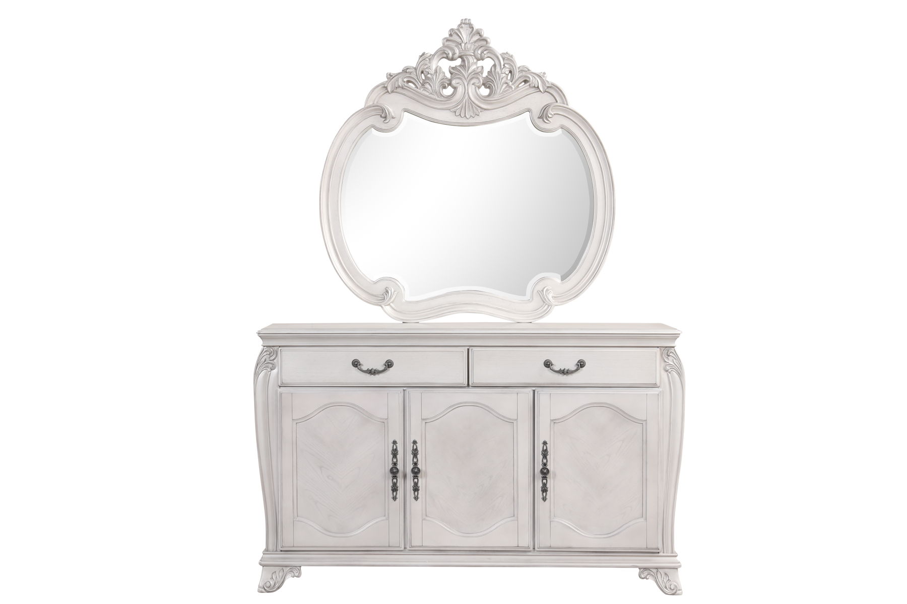 Cambria Hills - Buffet Mirror - Mist Gray - Image 2